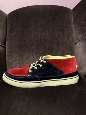 GLOBE AUSTRALIA Men's Navy Red Skateboard Shoes DUNCOME THE BENDER Size 14US
